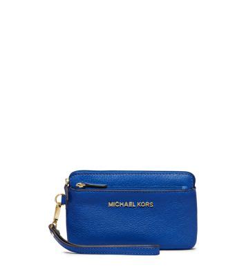 honey color block medium leather wristlet michael kors|Wristlet Michael Kors Handbags .